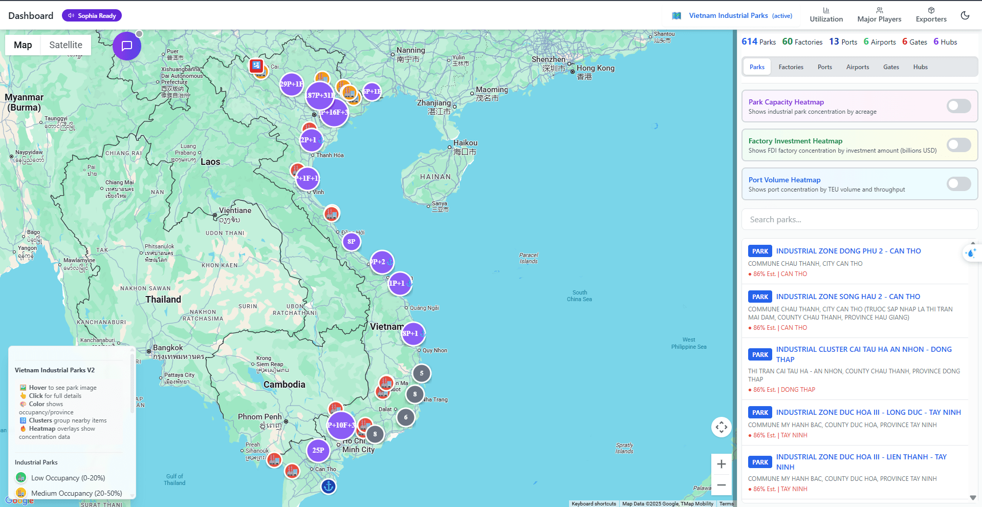 Vietnam Industrial Footprint: Corridors, Parks, Tenants